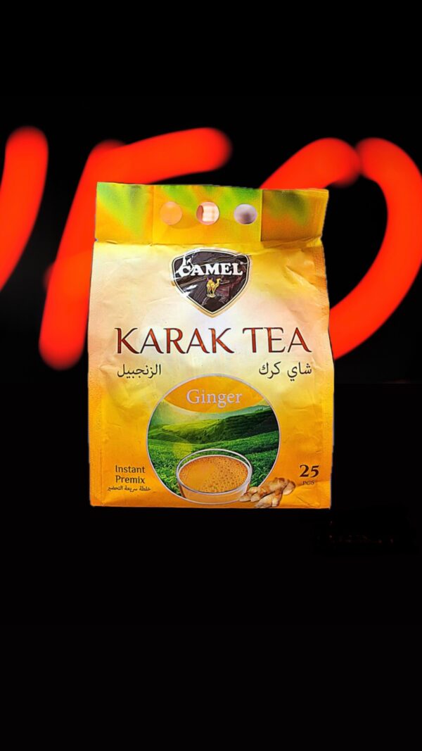 چای کرک کمل زنجبیل (camel karak tea)