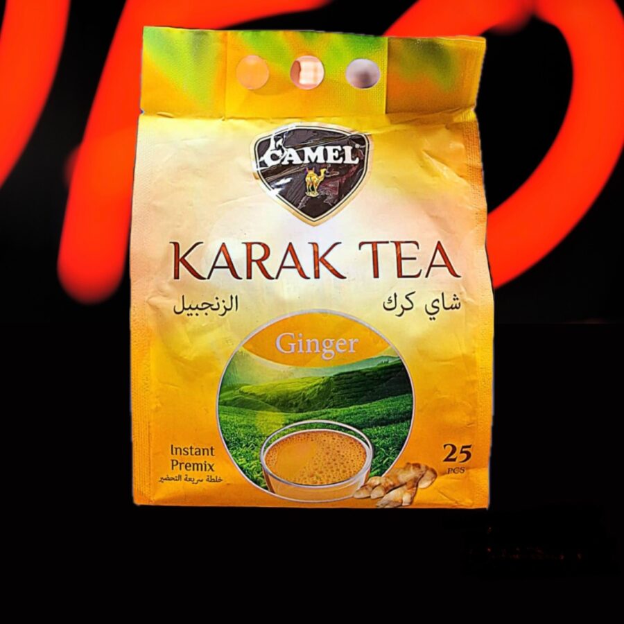 چای کرک کمل زنجبیل (camel karak tea)