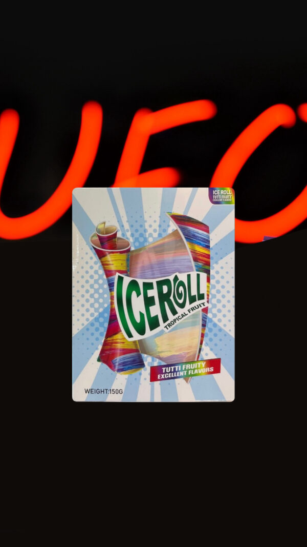 آیس رول طعم میوه‌های استوایی (Ice Roll Tropical Fruit)