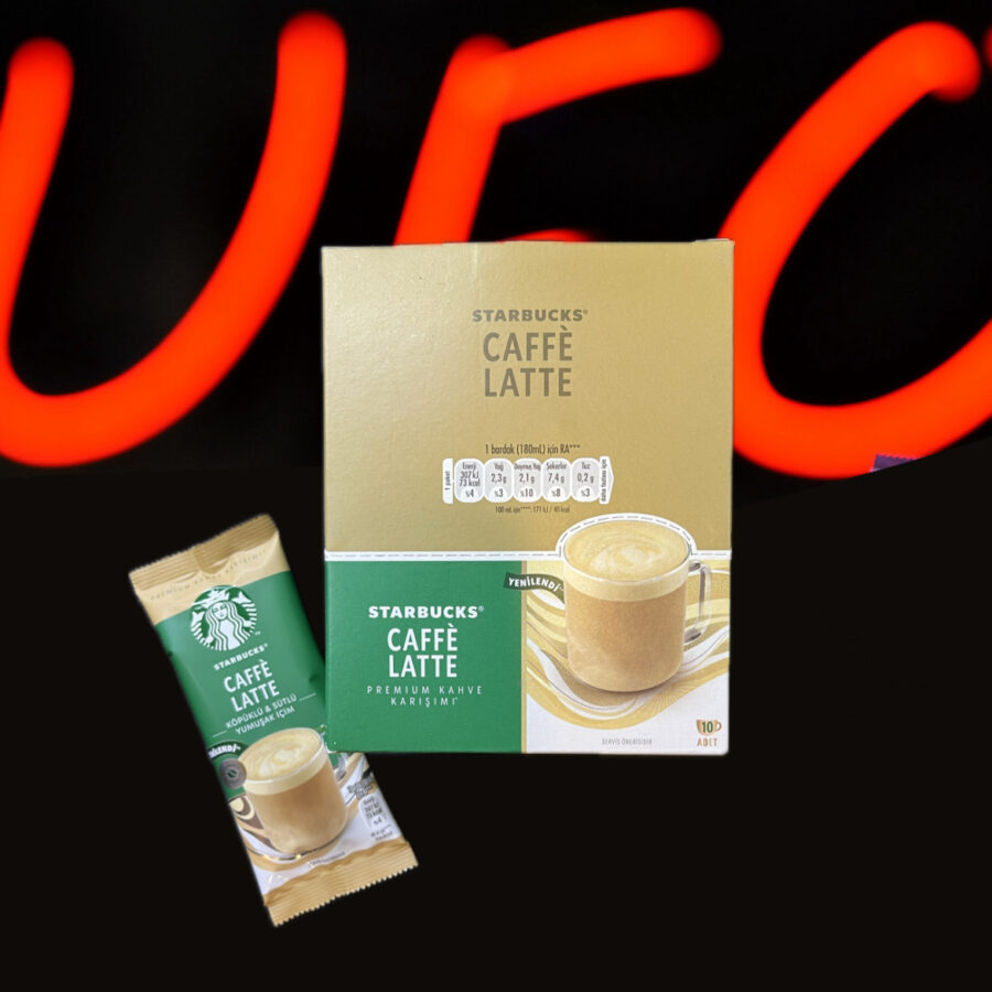 E9F5289F-9D54-4D48-909B-9719EF3FAC3E استارباکس طعم کافه لاته (Starbucks)